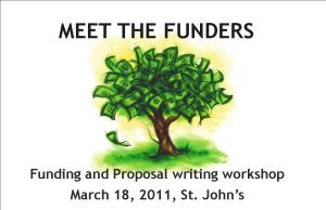 Meet the funders banner